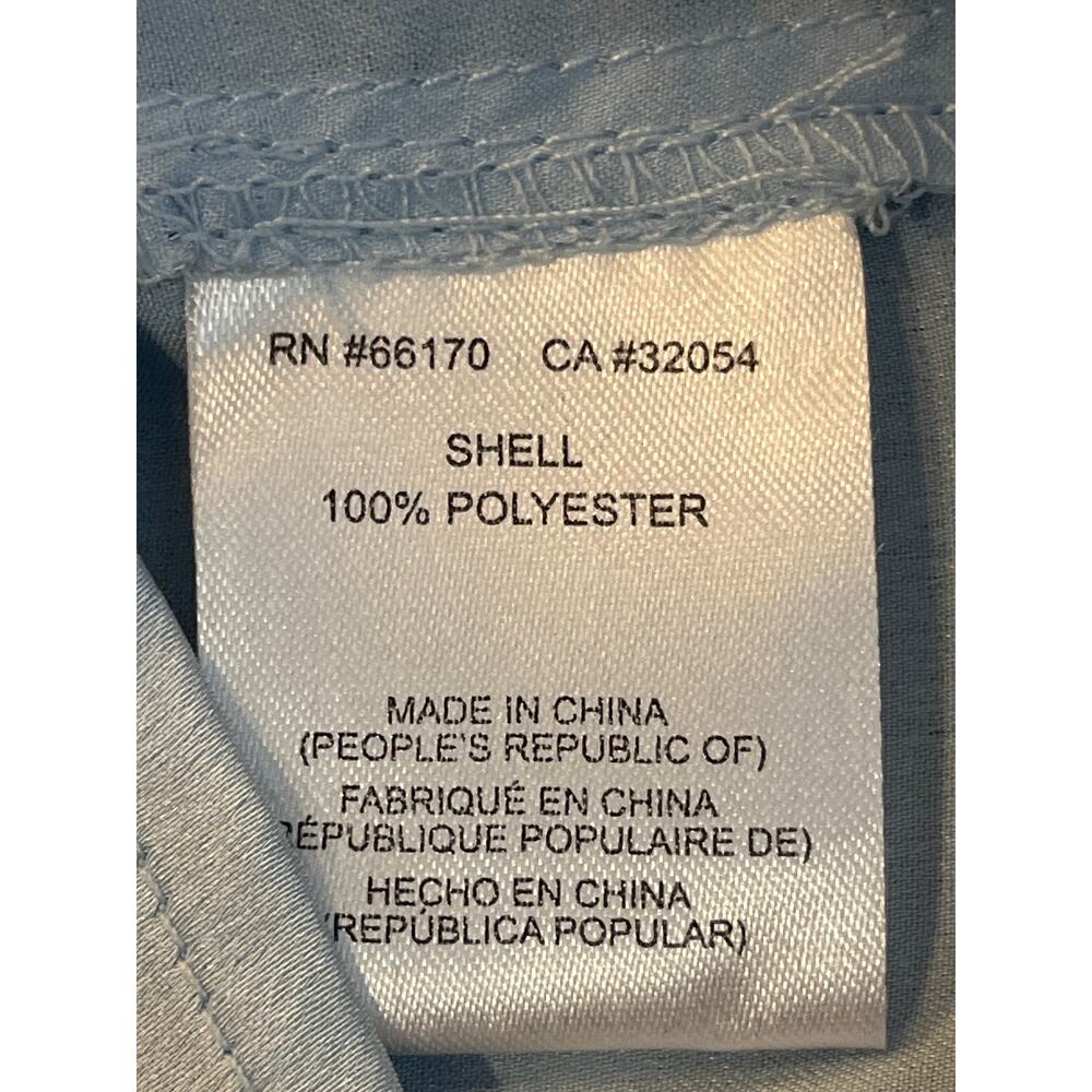 Anthropologie Hutch NEW Blue Satin Hidden Button Shirt XS Petite - Picture 7 of 11